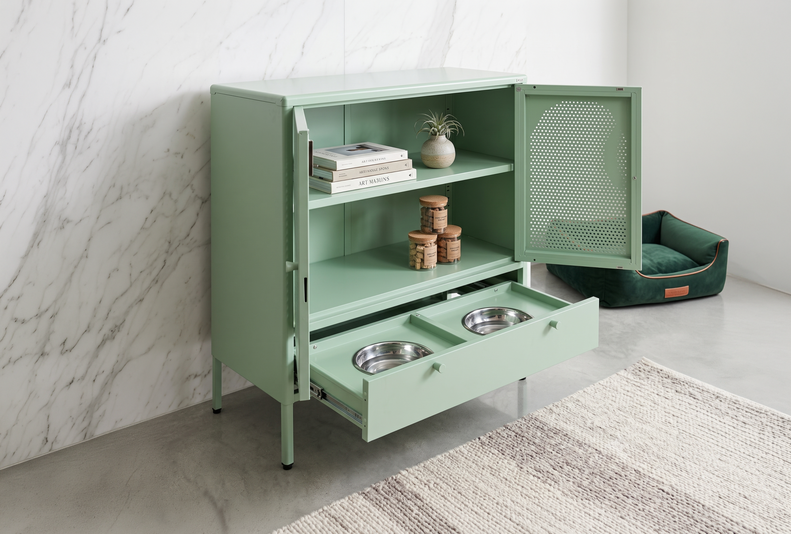 MILO Pet Bowl Cabinet